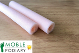New foam tube extended slightly at the top end